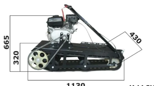 Мотобуксировщик XTREME-MOTORS "Конек-Горбунок" 6.5 л.с. в Севастополе