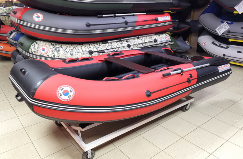 КОМПЛЕКТ Лодка MISHIMO PRO 350 + ЛОДОЧНЫЙ МОТОР MARLIN MP 9.9 (20) AMHS PRO в Севастополе