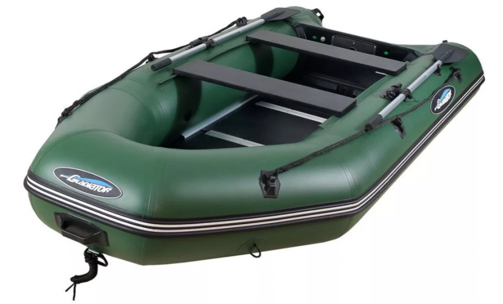 МОТОРНО-ГРЕБНАЯ ЛОДКА ПВХ GLADIATOR А 340 ТК С ФАНЕРНЫМ ПОЛОМ в Севастополе