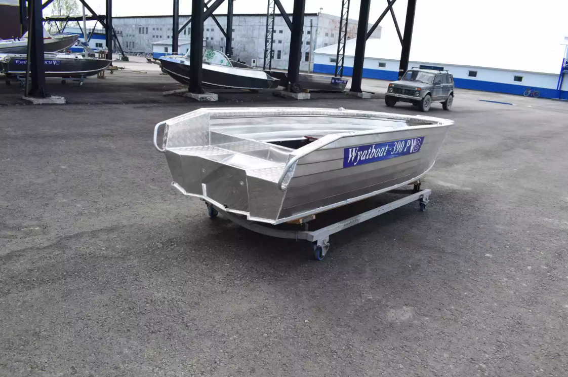 Алюминиевая лодка Wyatboat-390Р Увеличенный борт в Севастополе