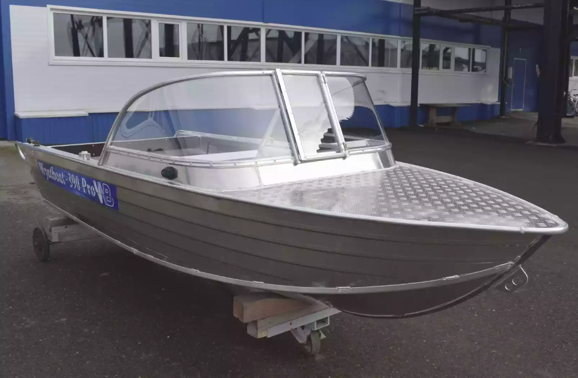 Алюминиевая лодка Wyatboat-390 Pro в Севастополе
