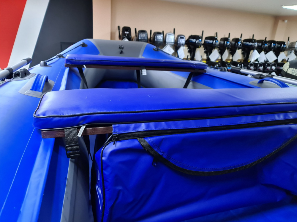 КОМПЛЕКТ МЯГКИХ НАКЛАДОК С СУМКОЙ ДЛЯ ЛОДОК 90Х20 СИНИЙ в Севастополе