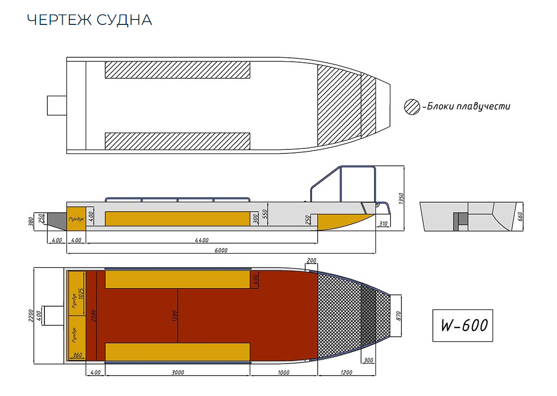 Алюминиевая лодка Wyatboat-600 в Севастополе
