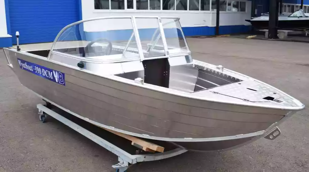 Алюминиевая лодка Wyatboat-390 DCM Увеличенный борт в Севастополе