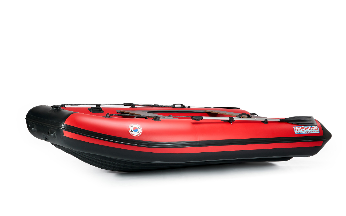 КОМПЛЕКТ ЛОДКА MISHIMO RAPID 380 PRO+ ЛОДОЧНЫЙ МОТОР MARLIN MP 9.9 (20) AMHS PROLINE FORCE в Севастополе