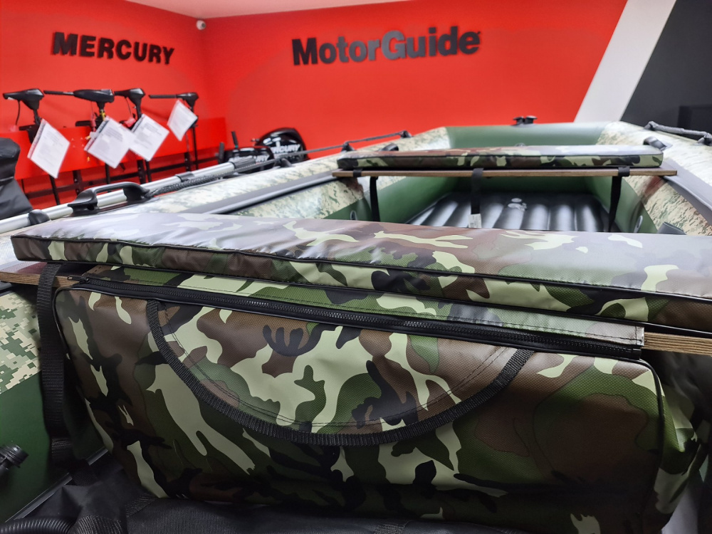 КОМПЛЕКТ МЯГКИХ НАКЛАДОК С СУМКОЙ ДЛЯ ЛОДОК 105Х20 КАМУФЛЯЖ в Севастополе