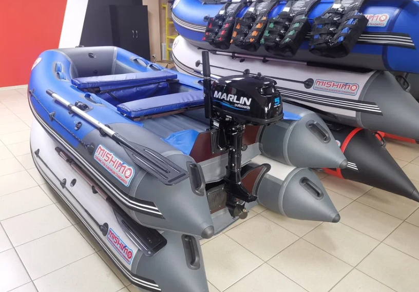 КОМПЛЕКТ ЛОДКА MISHIMO LITE 315 + МОТОР 5л.с в Севастополе