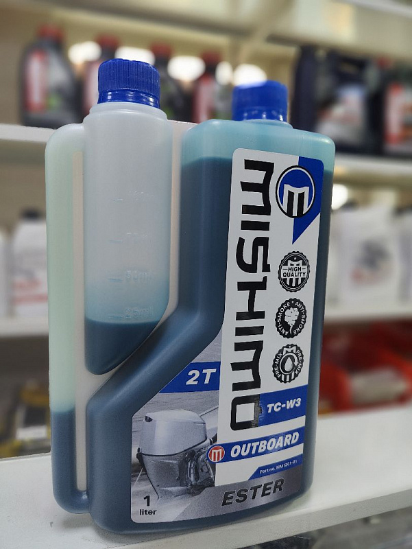 Масло MISHIMO 2T OUTBOARD (ESTER) полусинтетика 1 л в Севастополе