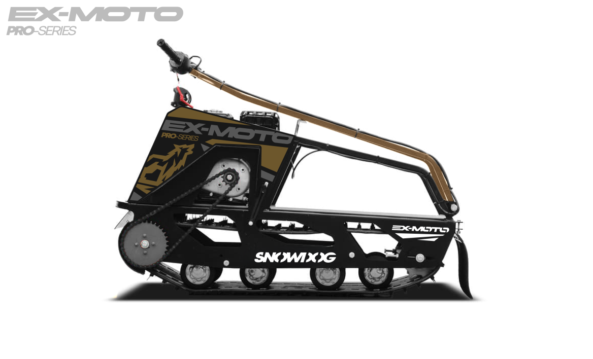 Мотобуксировщик EX-MOTO SNOWDOG S380 8л.с. в Севастополе