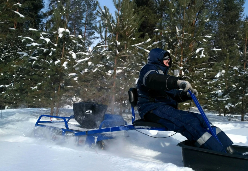 Мотобуксировщик толкач Альбатрос-XL8 с модулем. Без фары, склизы в Севастополе