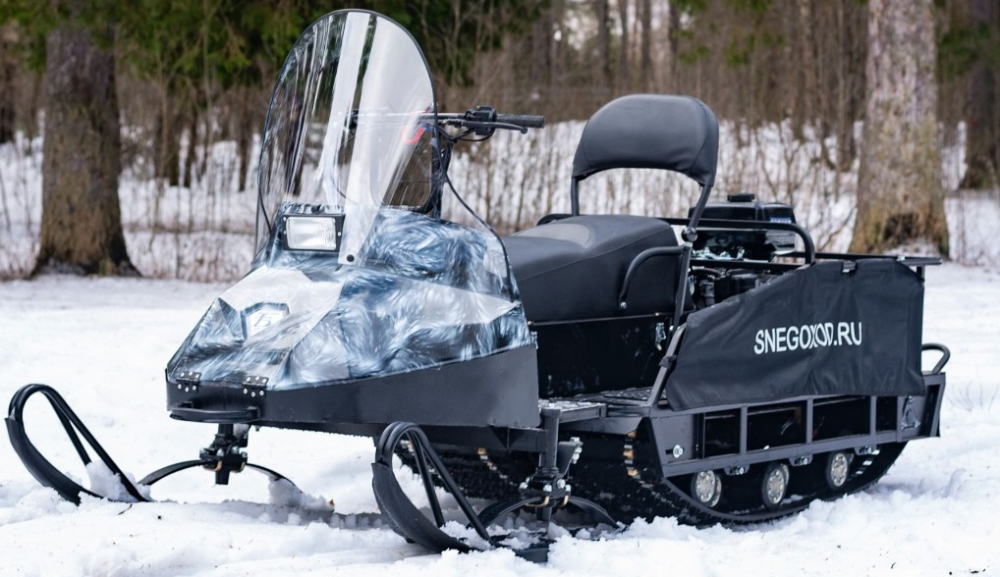 Миниснегоход Бурлак Егерь Экспедитор 15 л.с. , реверс, тормоз, капот белый в Севастополе