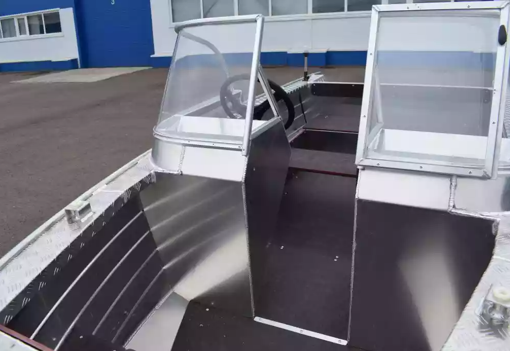 Алюминиевая лодка Wyatboat-390 DCM Увеличенный борт в Севастополе