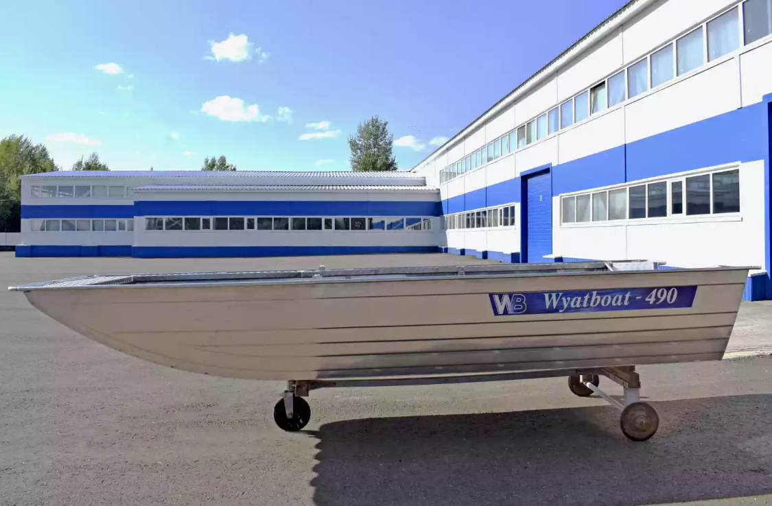 Алюминиевая лодка Wyatboat-490 Jonboat в Севастополе