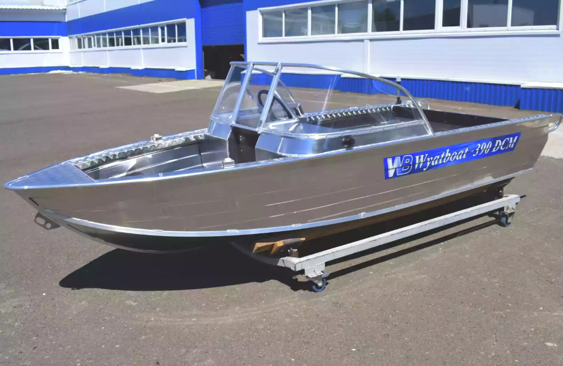 Алюминиевая лодка Wyatboat-390 DCM в Севастополе