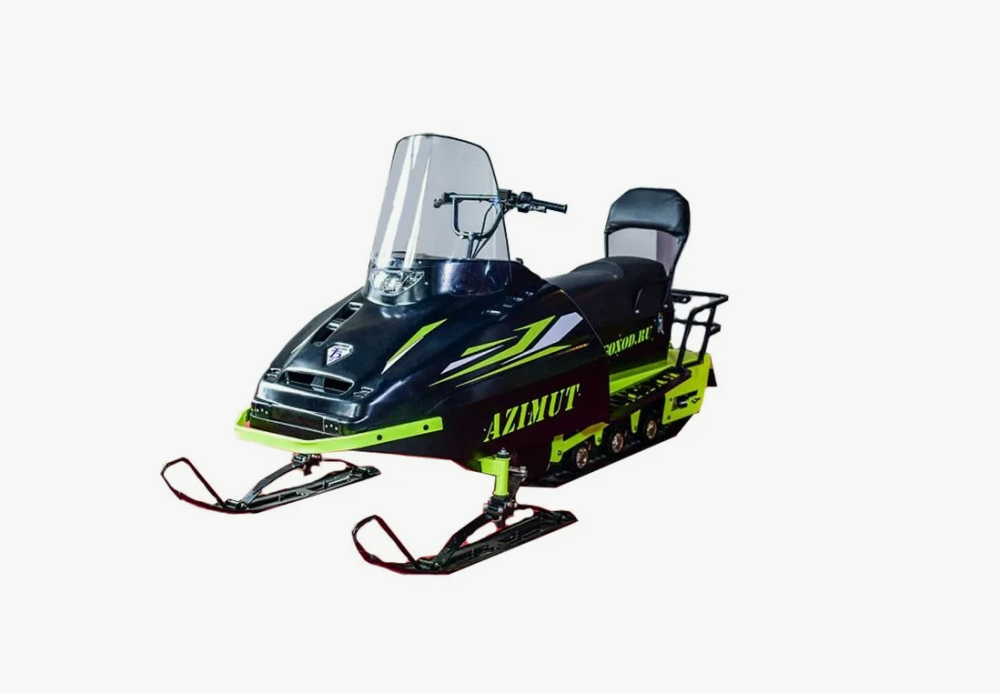 Миниснегоход Бурлак Азимут 20 л.с. , эл.запуск, реверс, тормоз гидравл, капот черный в Севастополе