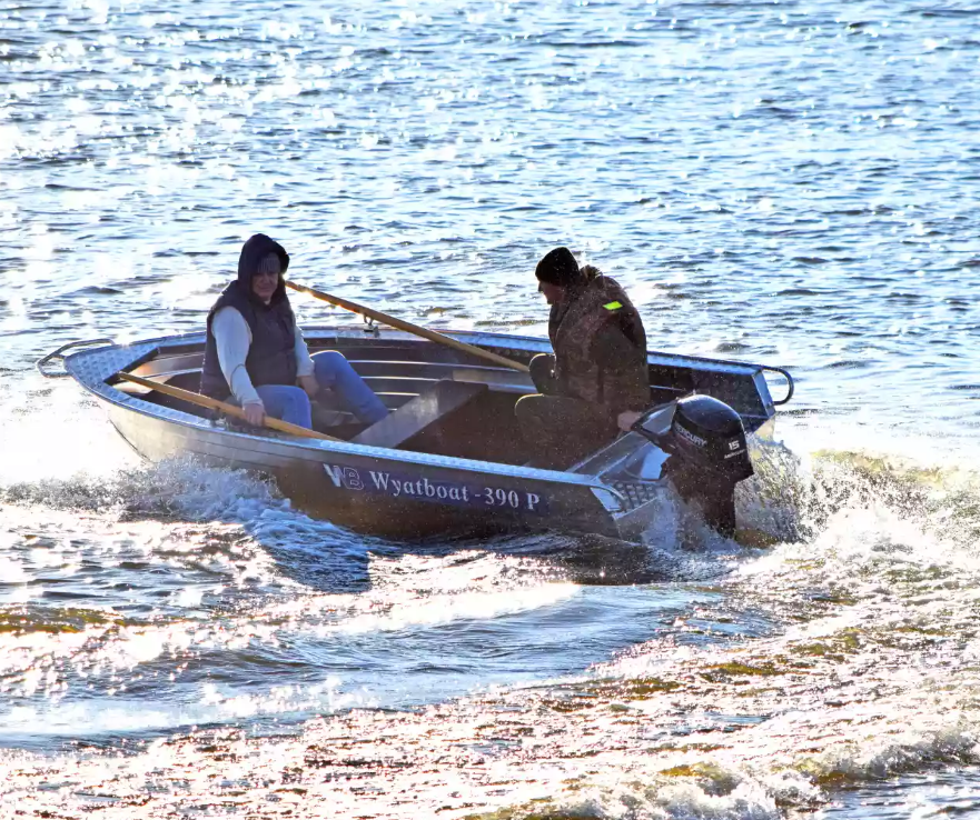 Алюминиевая лодка Wyatboat-390 P в Севастополе