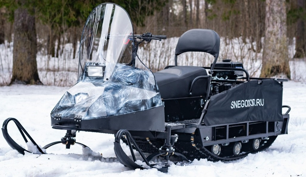 Миниснегоход Бурлак Егерь Экспедитор 15 л.с. , реверс, тормоз, капот белый в Севастополе