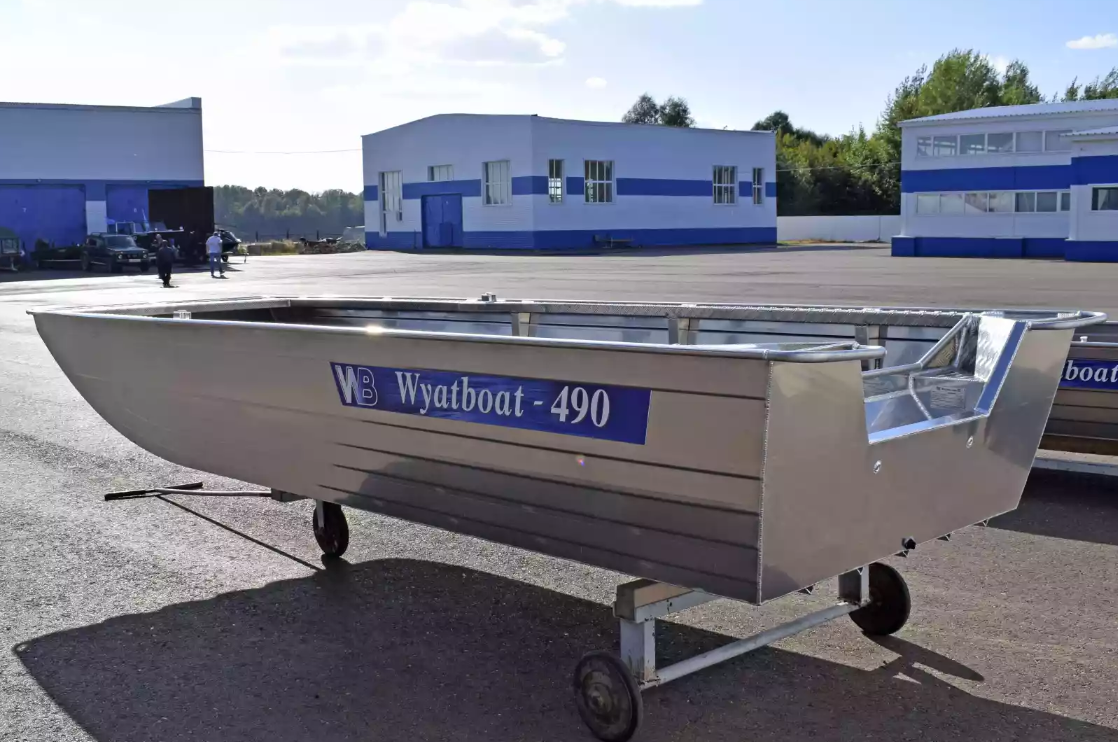 Алюминиевая лодка Wyatboat-490 Jonboat в Севастополе