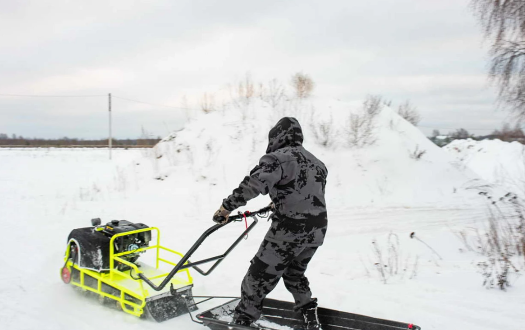 Мотобуксировщик Бурлак ХОЗЯИН-1 (капот металл) в Севастополе