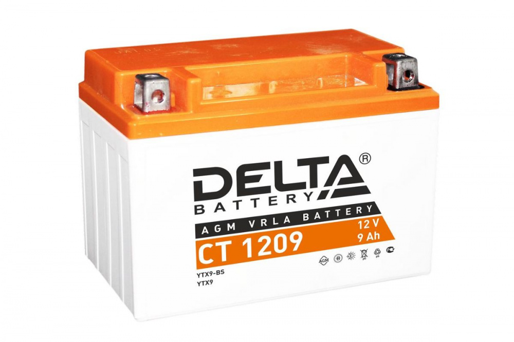 Аккумулятор Delta CT 1209 (12V / 9Ah) в Севастополе