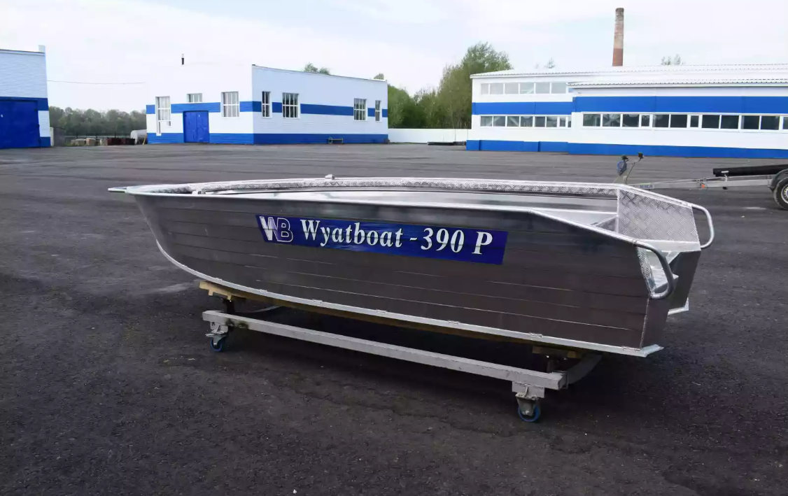 Алюминиевая лодка Wyatboat-390Р Увеличенный борт в Севастополе