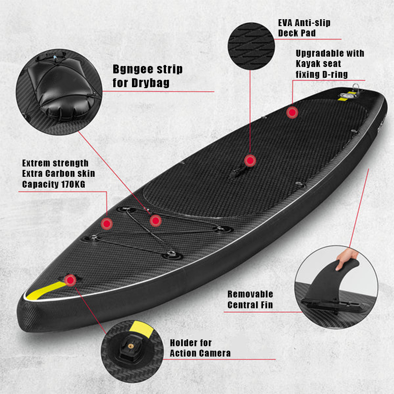SUP (САП) ДОСКА MISHIMO CARBON DARKSIDE 10.6’ (325СМ) в Севастополе