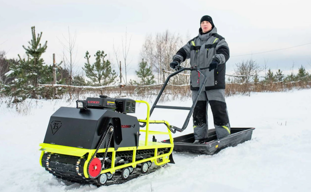 Мотобуксировщик Бурлак ХОЗЯИН-1 (капот металл) в Севастополе