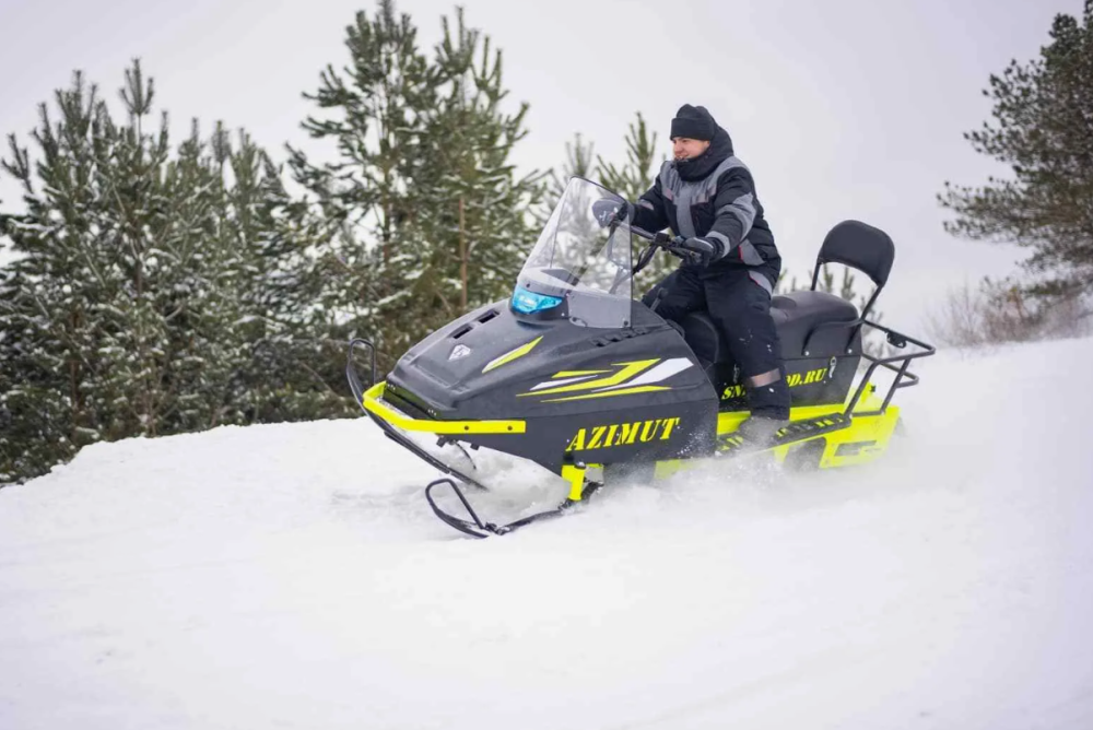 Миниснегоход Бурлак Азимут 24 л.с. , эл.запуск, реверс, тормоз гидравл, капот черный в Севастополе