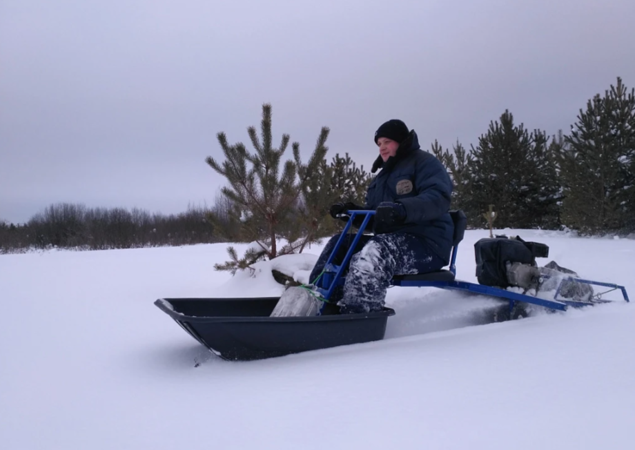 Мотобуксировщик толкач Альбатрос-XL8 с модулем. Без фары, склизы в Севастополе