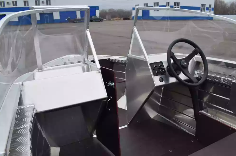 Алюминиевая лодка Wyatboat-390 DCM Увеличенный борт в Севастополе