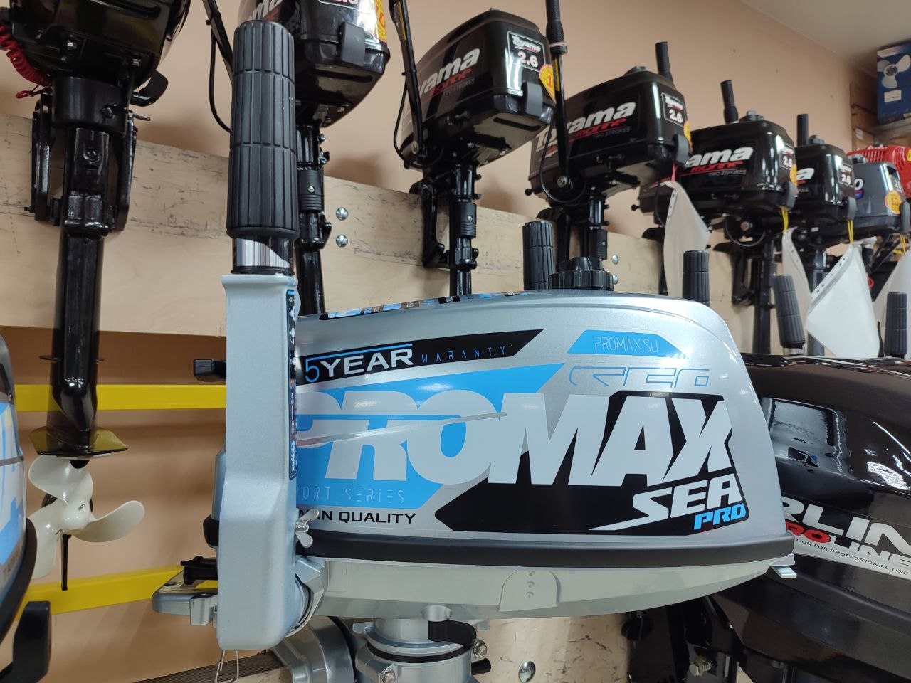 Лодочный мотор PROMAX SP5FHS (внешний бак 12 л) в Севастополе