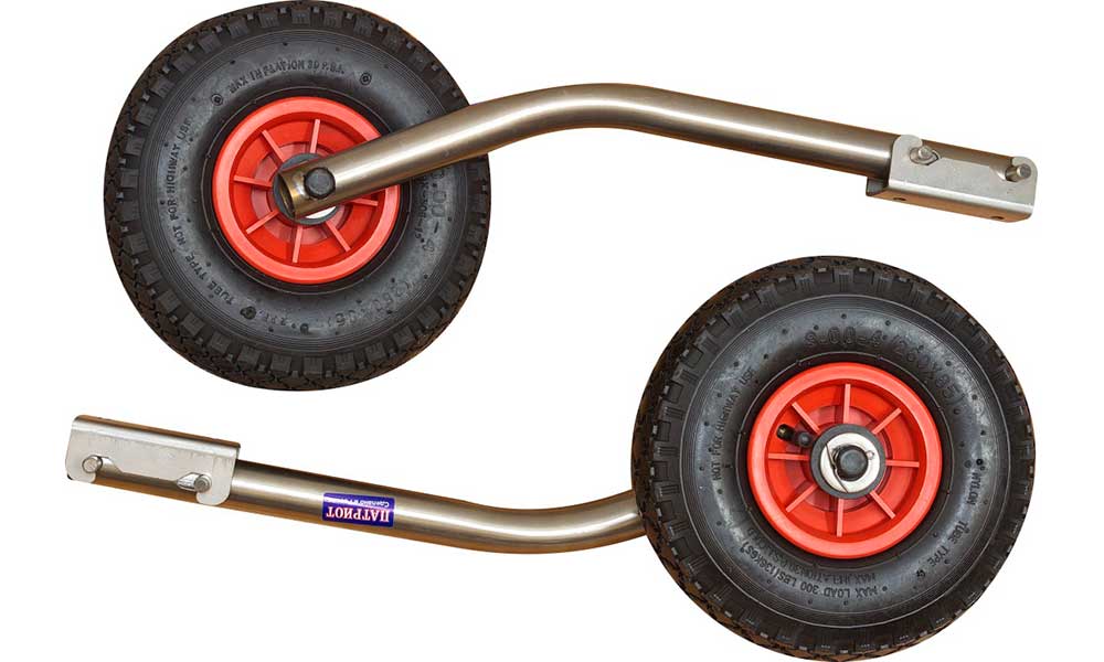 Транцевые колеса модульные удлиненные из нержавеющей стали в Севастополе