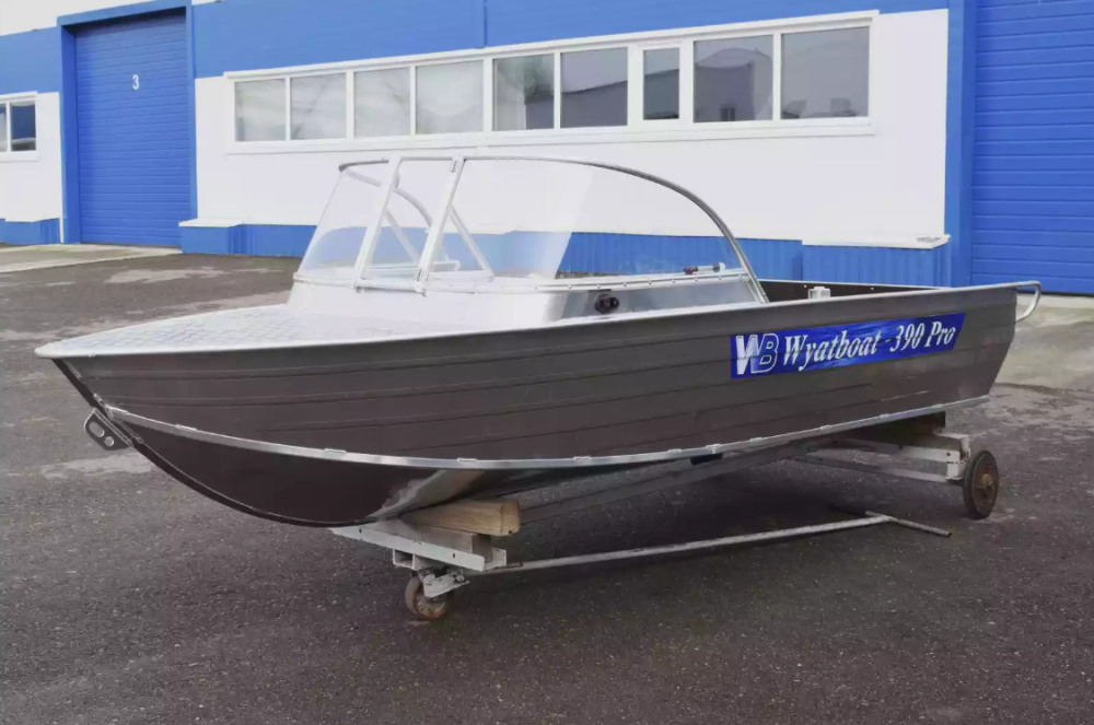 Алюминиевая лодка Wyatboat-390 Pro в Севастополе