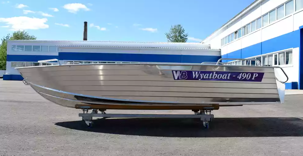 Алюминиевая лодка Wyatboat-490 P в Севастополе