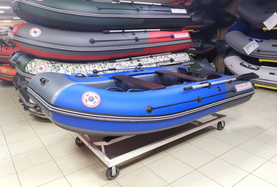 КОМПЛЕКТ Лодка MISHIMO PRO 350 + ЛОДОЧНЫЙ МОТОР MARLIN MP 9.9 (20) AMHS PRO в Севастополе