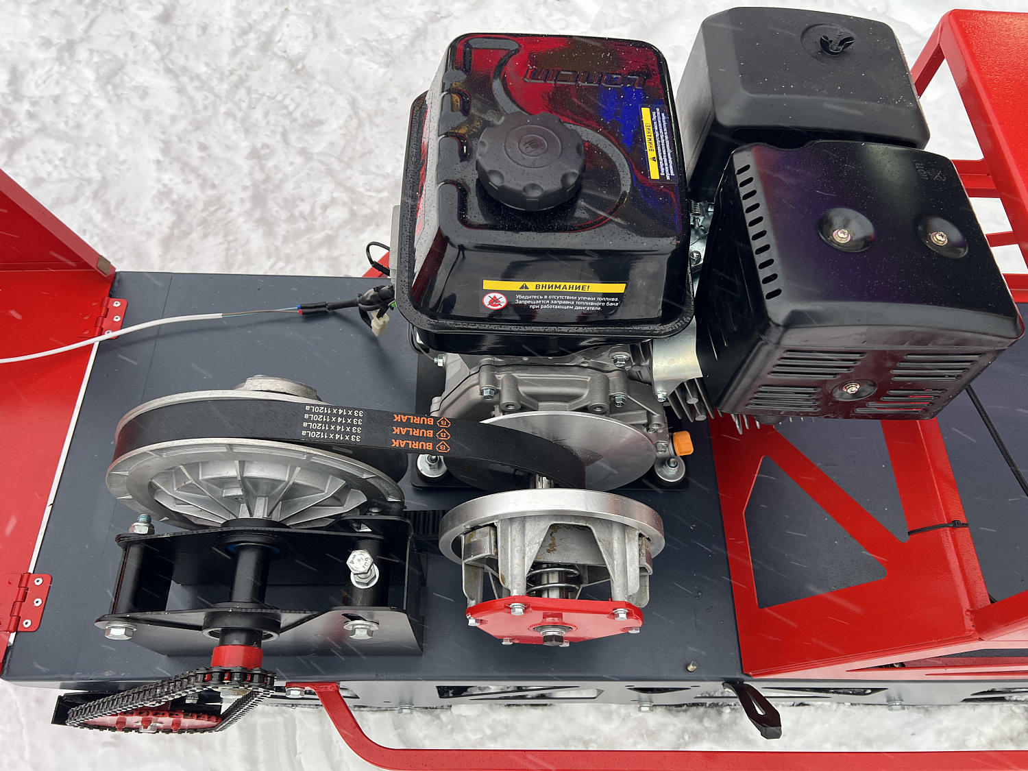 Мотобуксировщик EX-MOTO SNOWDOG S500 15л.с в Севастополе