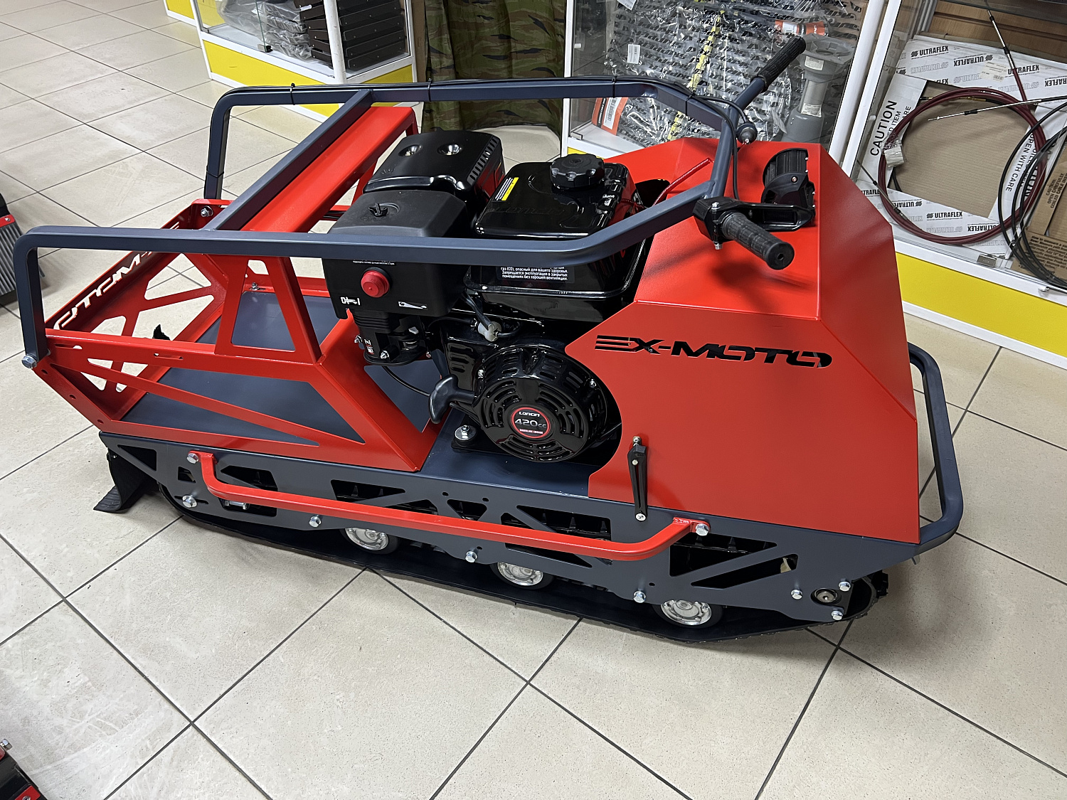 Мотобуксировщик EX-MOTO SNOWDOG S500 15л.с в Севастополе