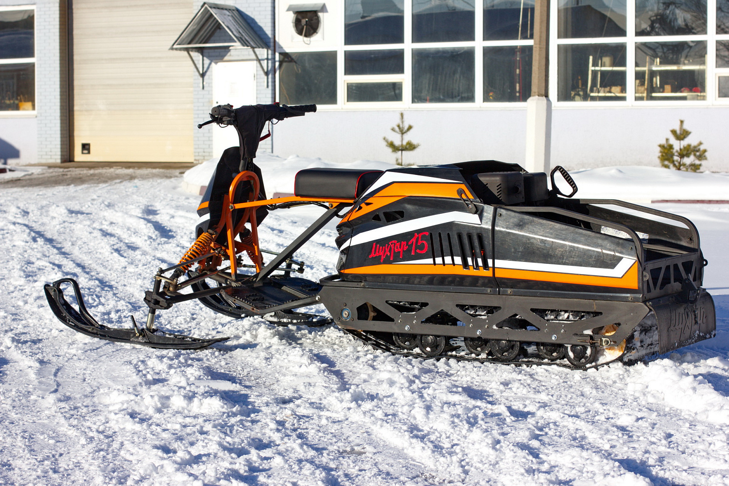 Мотобуксировщик IRBIS Мухтар 15 с лыжным модулем в комплекте в Севастополе