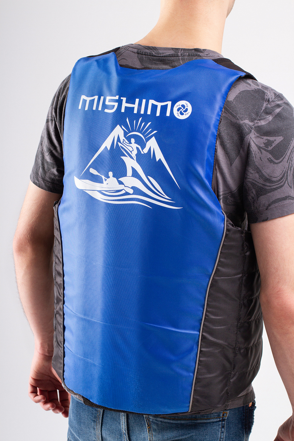 Жилет спасательный MISHIMO PRO Премиум качества Черно-синий в Севастополе