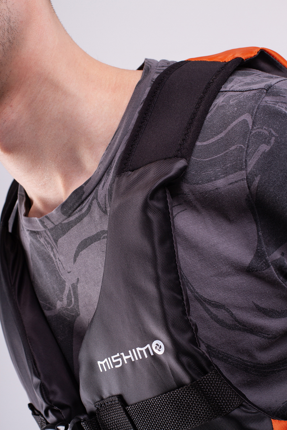 Жилет спасательный MISHIMO PRO Премиум качества Черно-оранжевый в Севастополе