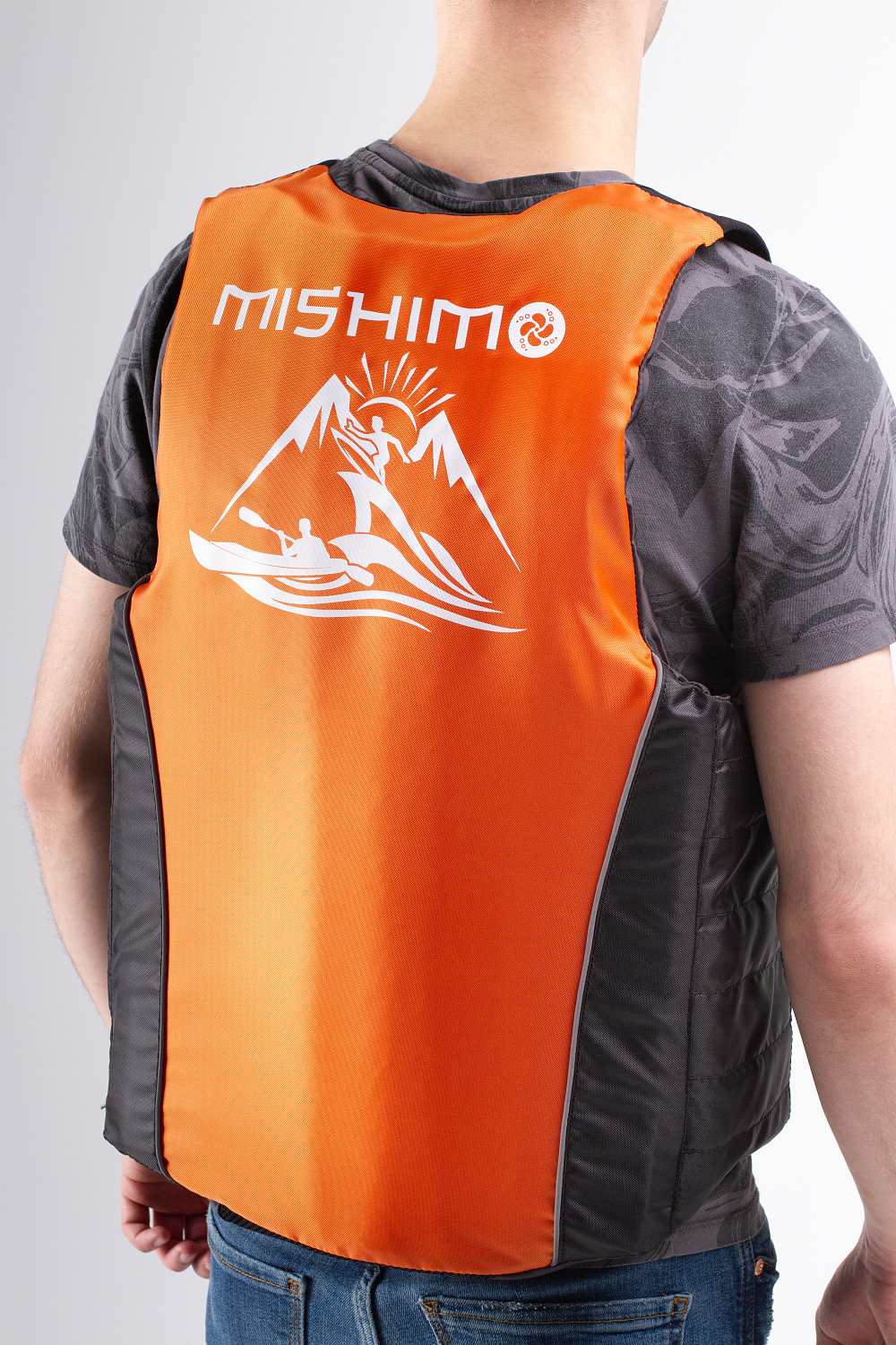 Жилет спасательный MISHIMO PRO Премиум качества Черно-оранжевый в Севастополе
